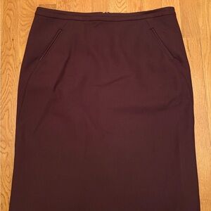 Elegant Maroon Women's Skirt